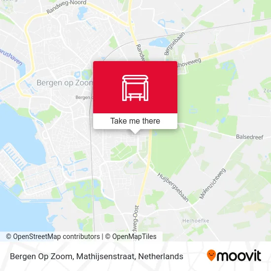 Bergen Op Zoom, Mathijsenstraat map