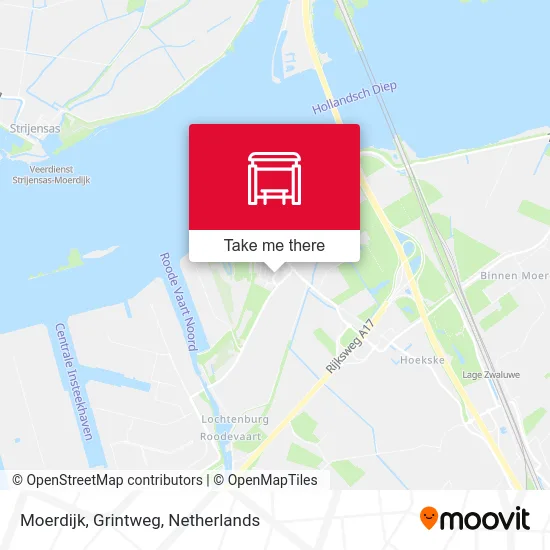 Moerdijk, Grintweg Karte