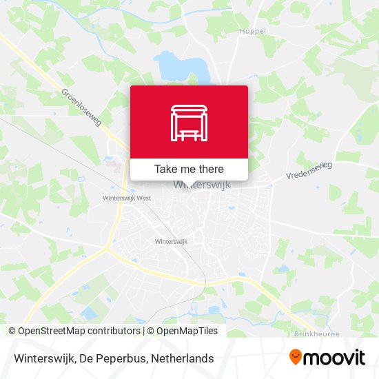 Winterswijk, De Peperbus Karte