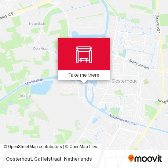 Oosterhout, Gaffelstraat map