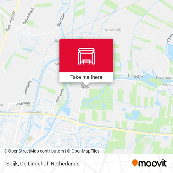 Spijk, De Lindehof map