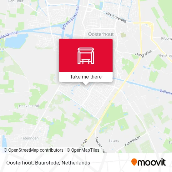 Oosterhout, Buurstede Karte