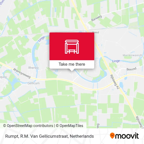 Rumpt, R.M. Van Gellicumstraat map