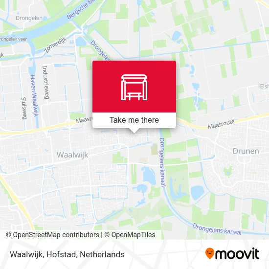 Waalwijk, Hofstad Karte