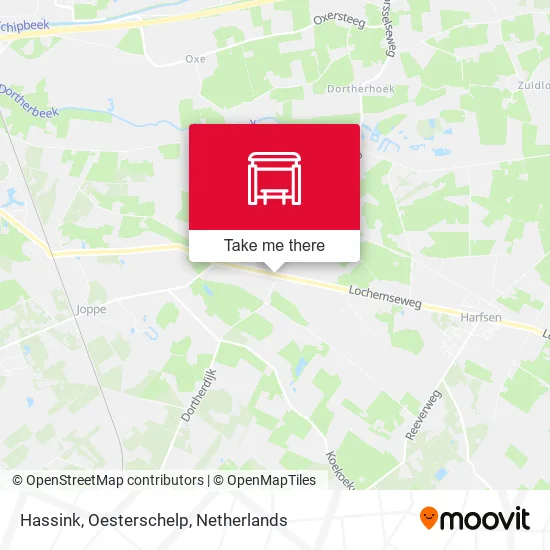 Hassink, Oesterschelp Karte