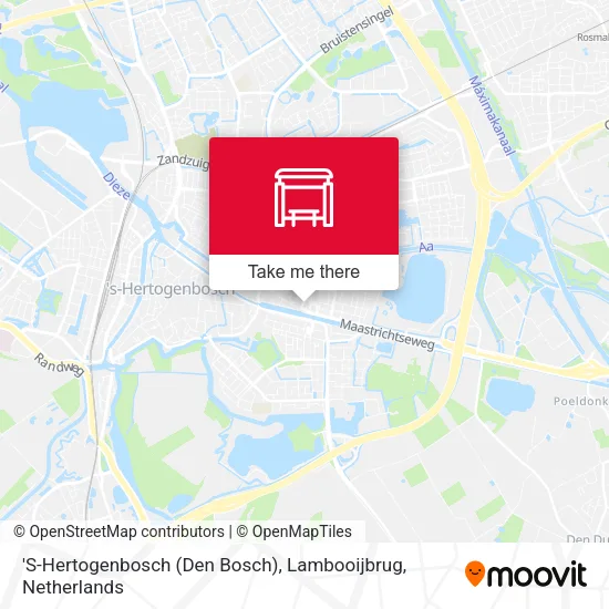 'S-Hertogenbosch (Den Bosch), Lambooijbrug map
