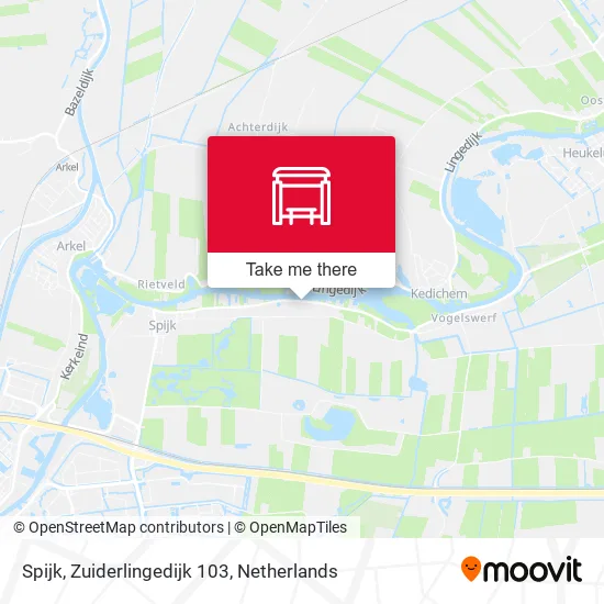 Spijk, Zuiderlingedijk 103 map