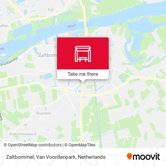 Zaltbommel, Van Voordenpark map