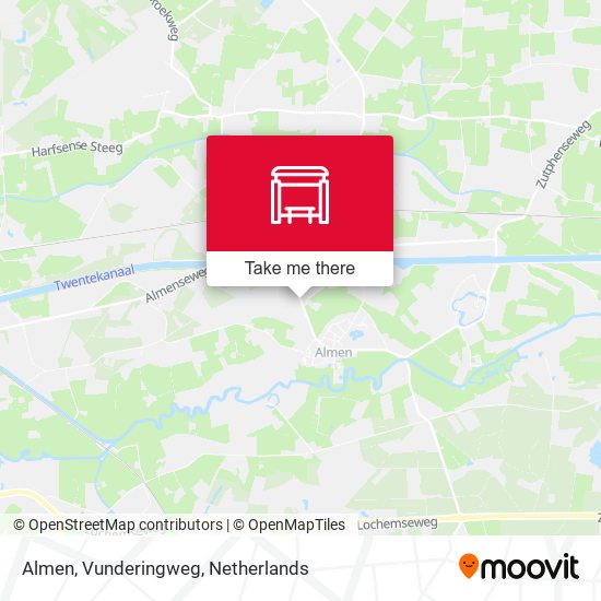 Almen, Vunderingweg Karte