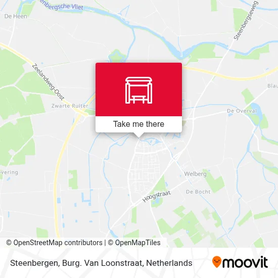 Steenbergen, Burg. Van Loonstraat map