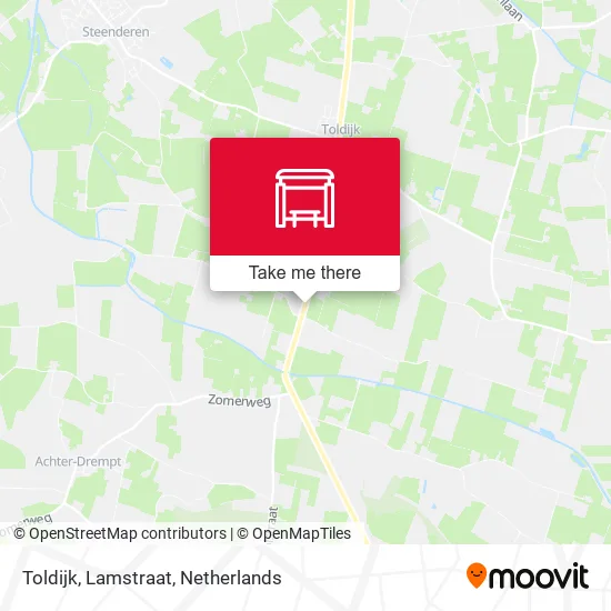 Toldijk, Lamstraat map