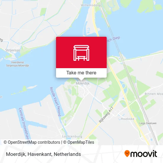 Moerdijk, Havenkant map