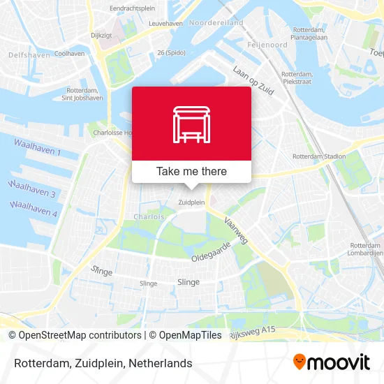 Rotterdam, Zuidplein map