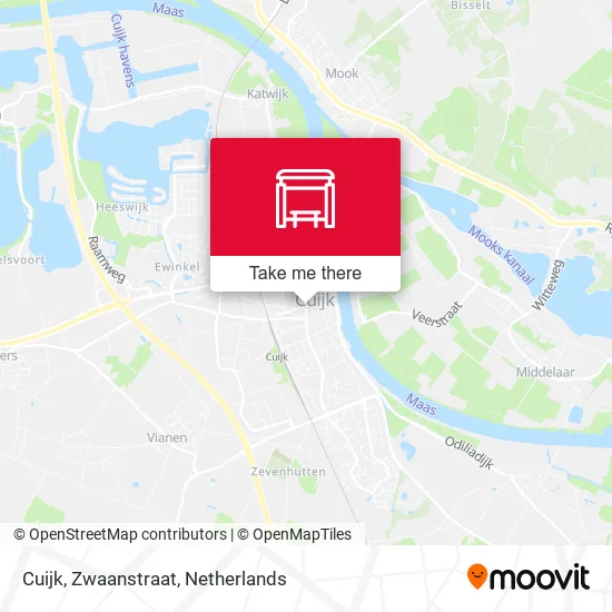 Cuijk, Zwaanstraat map