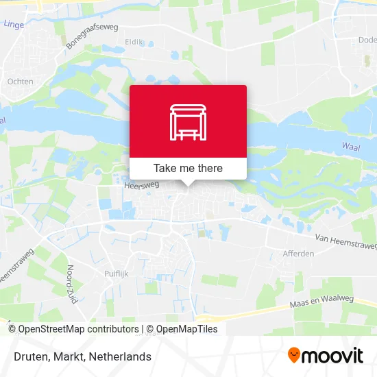 Druten, Markt map
