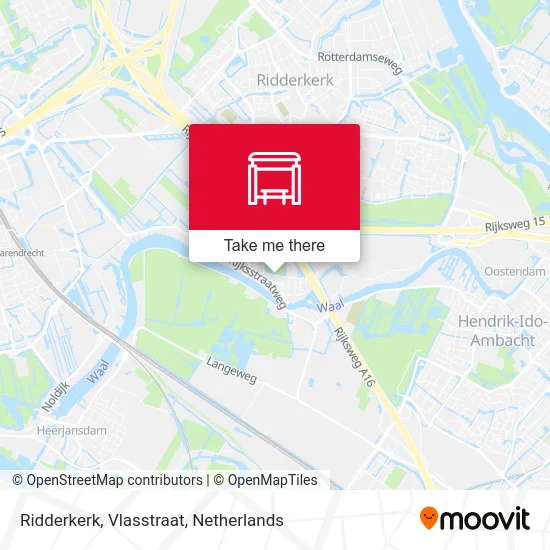 Ridderkerk, Vlasstraat map