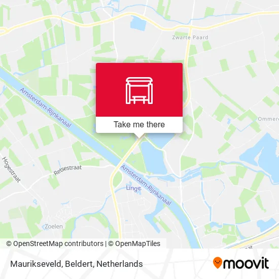 Maurikseveld, Beldert map
