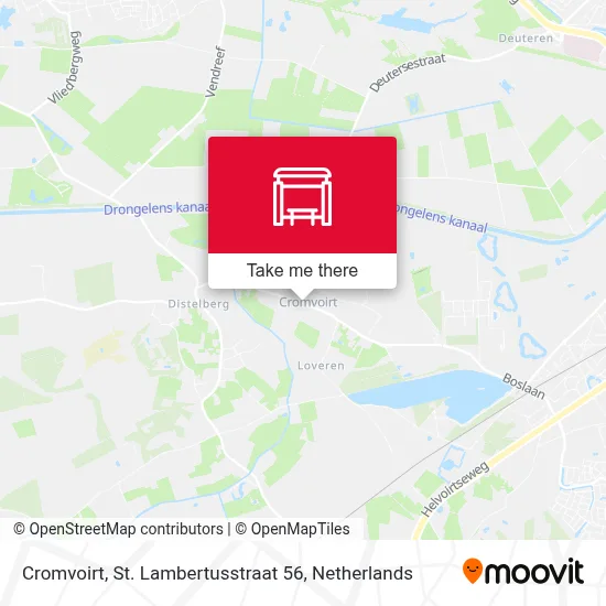 Cromvoirt, St. Lambertusstraat 56 map