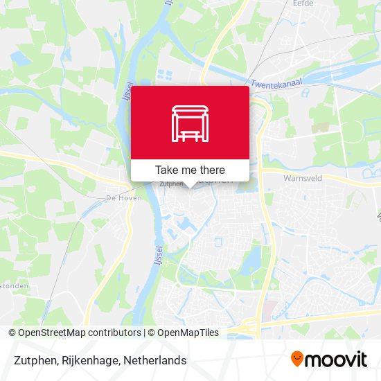 Zutphen, Rijkenhage Karte