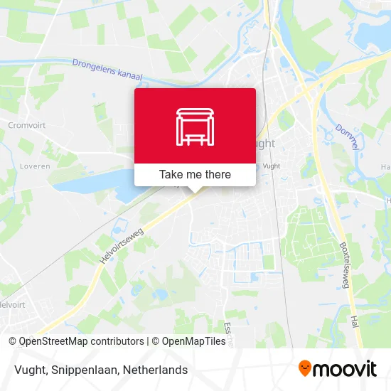 Vught, Snippenlaan map