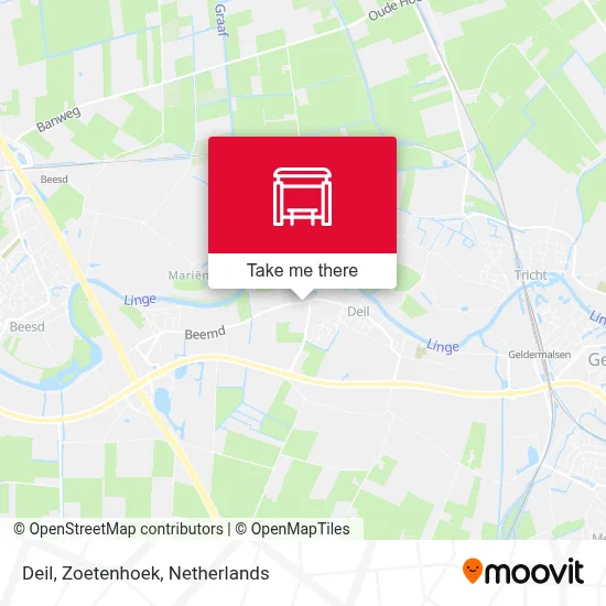 Deil, Zoetenhoek map