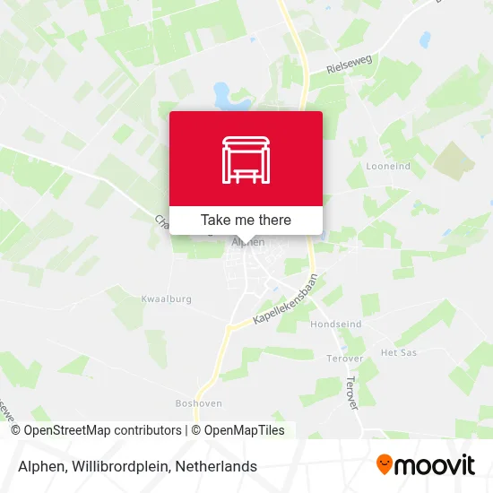 Alphen, Willibrordplein map