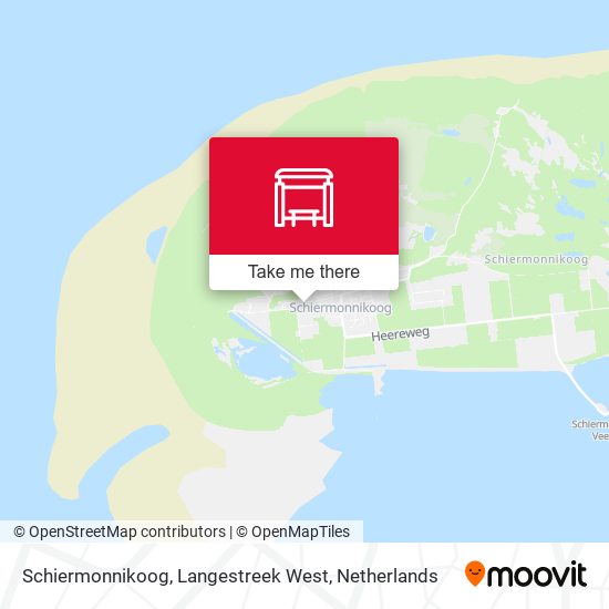 Schiermonnikoog, Langestreek West map