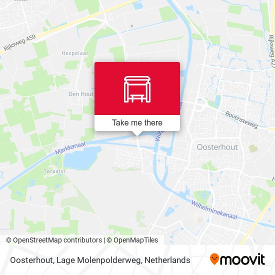 Oosterhout, Lage Molenpolderweg map