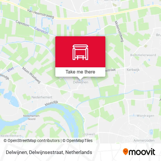 Delwijnen, Delwijnsestraat map