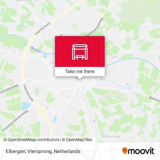 Eibergen, Viersprong Karte