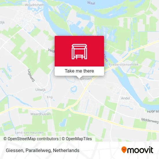 Giessen, Parallelweg Karte