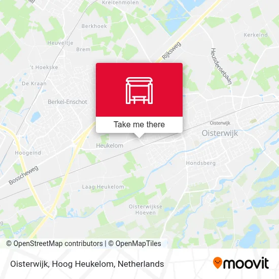 Oisterwijk, Hoog Heukelom map