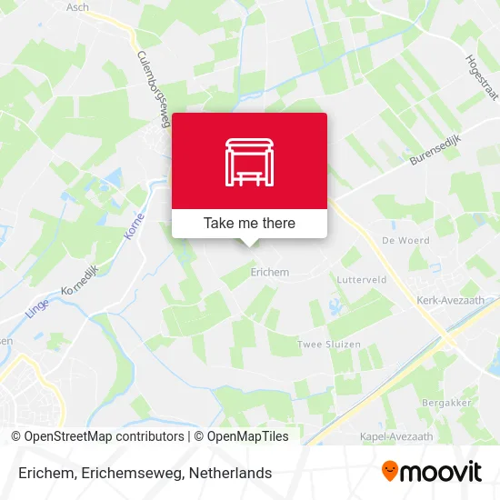 Erichem, Erichemseweg map