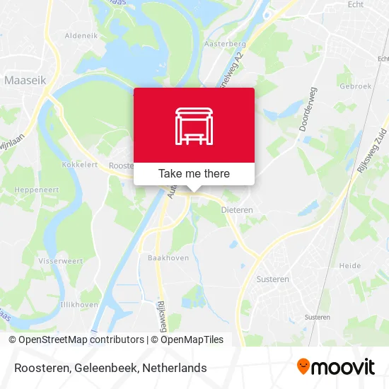 Roosteren, Geleenbeek map