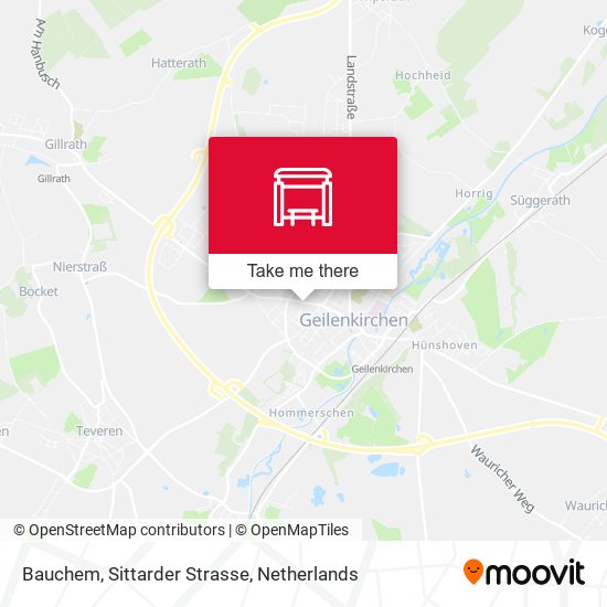 Bauchem, Sittarder Strasse map