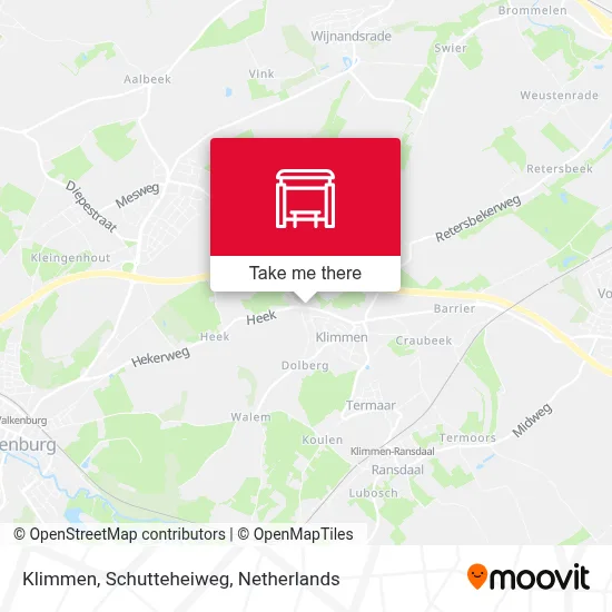 Klimmen, Schutteheiweg map