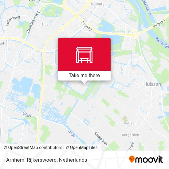 Arnhem, Rijkerswoerd map