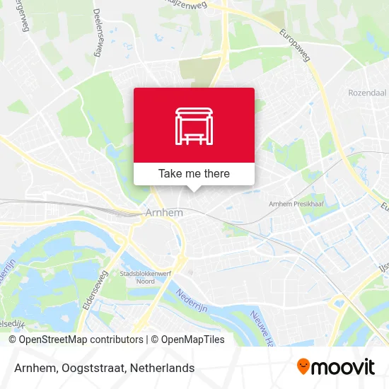 Arnhem, Oogststraat map