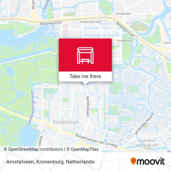 Amstelveen, Kronenburg map