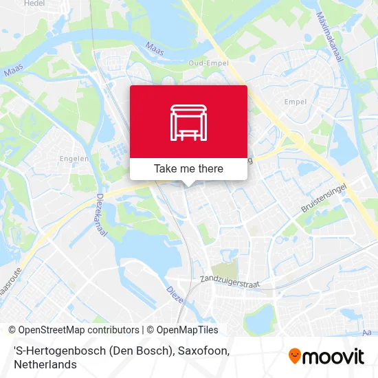 'S-Hertogenbosch (Den Bosch), Saxofoon Karte