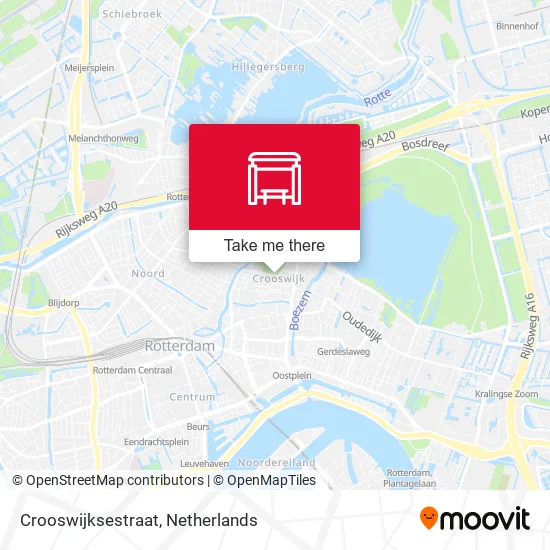 Crooswijksestraat map