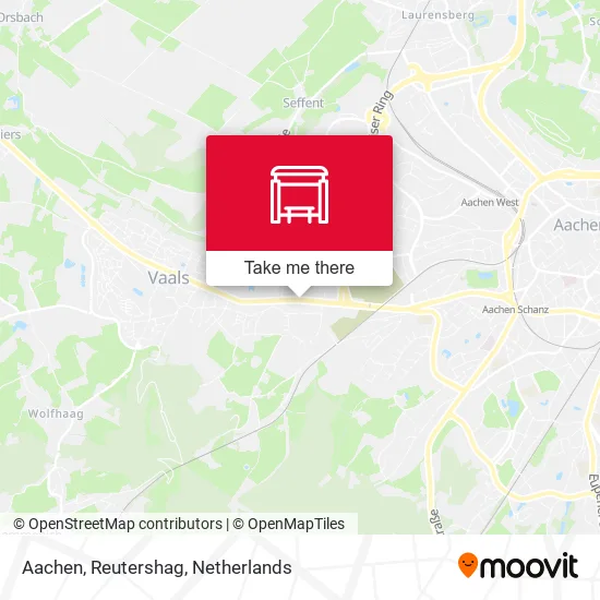 Aachen, Reutershag map