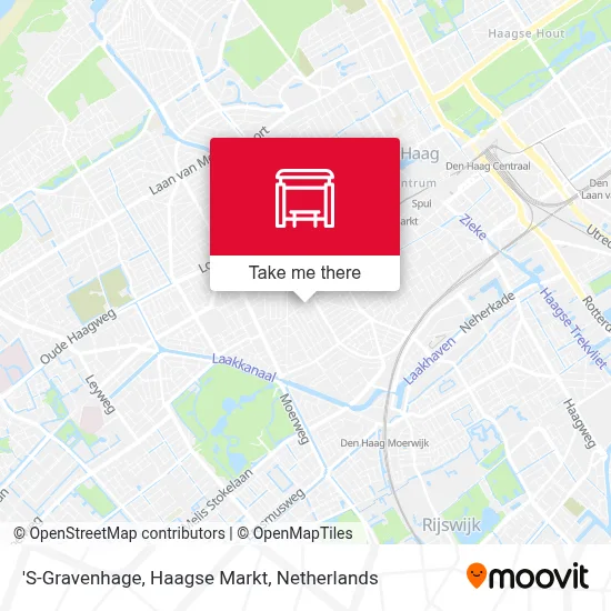 'S-Gravenhage, Haagse Markt map