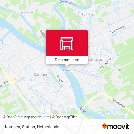Kampen, Station map