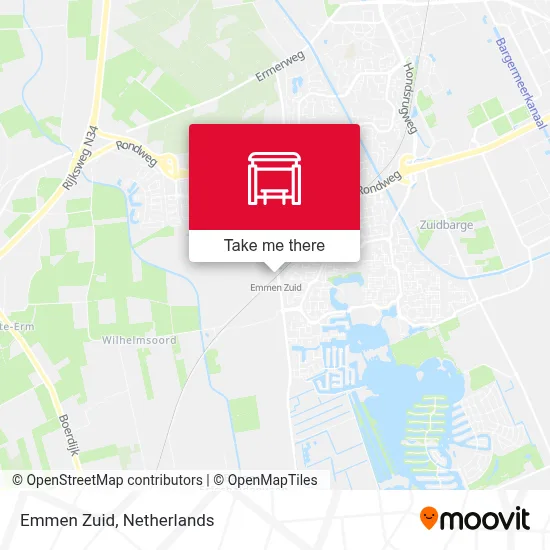 Emmen Zuid map