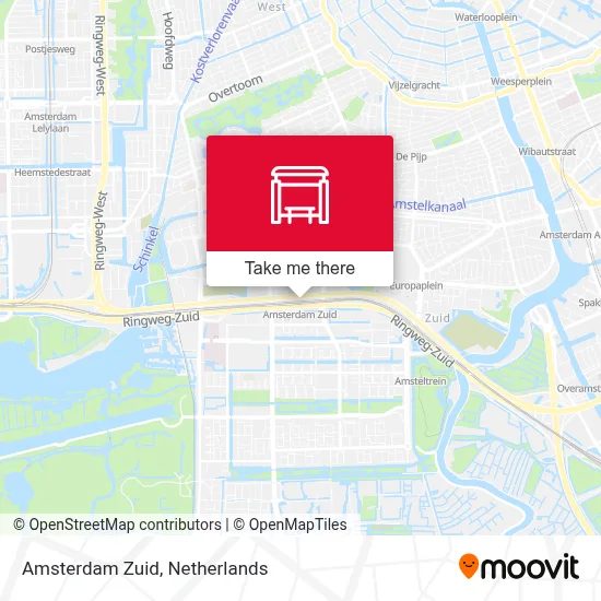 Amsterdam Zuid Karte