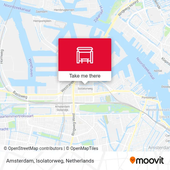 Amsterdam, Isolatorweg Karte