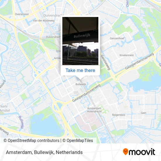 Amsterdam, Bullewijk Karte