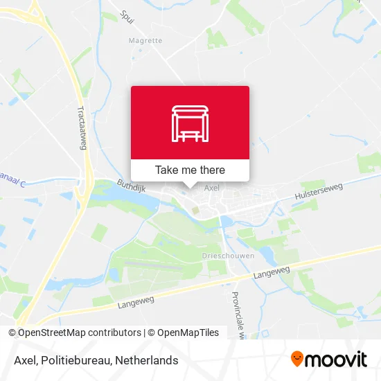 Axel, Politiebureau map