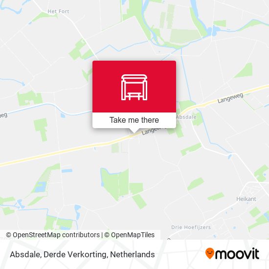 Absdale, Derde Verkorting map